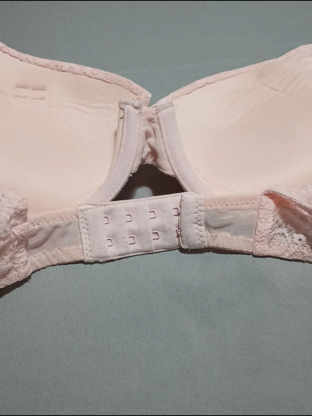 No Boundaries Women's Pink Allover Lace Push Up Bra